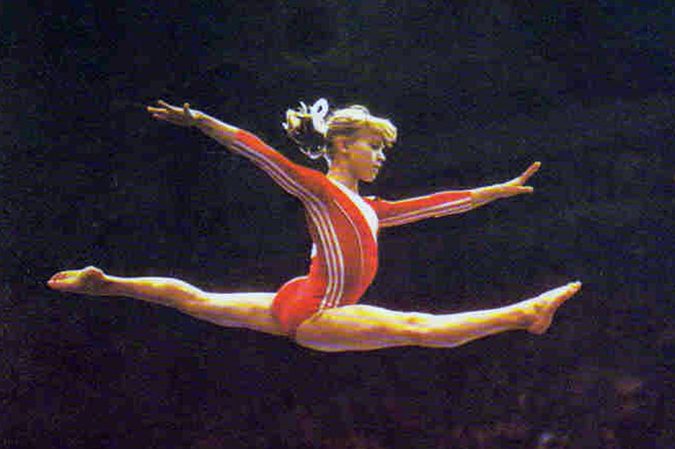 Елена Наймушина. Июль 1980. Олимпийские игры в Москве. Малая спортивная арена Лужников. Фото: предоставлено МБУДО СДЮСШОР по спортивной гимнастике Красноярска