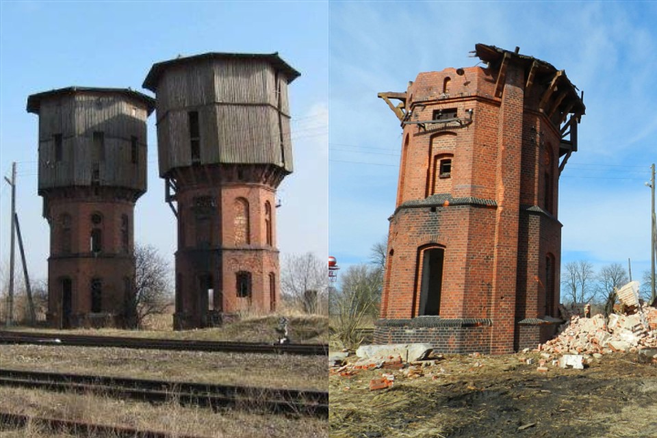Было две башни, осталась одна.