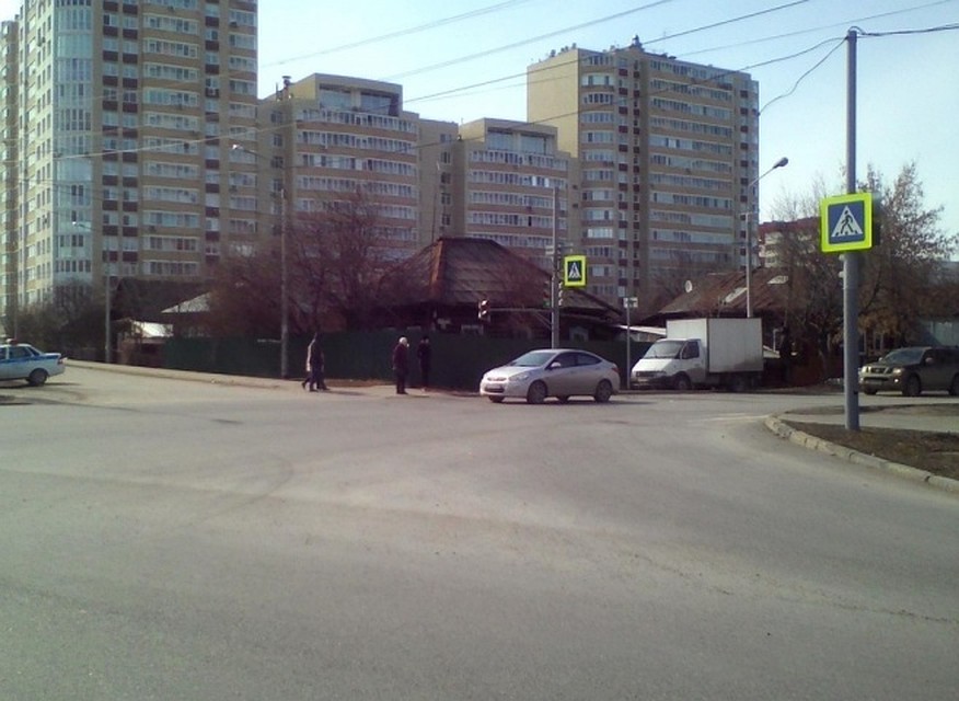 Перекресток, где случилось ДТП