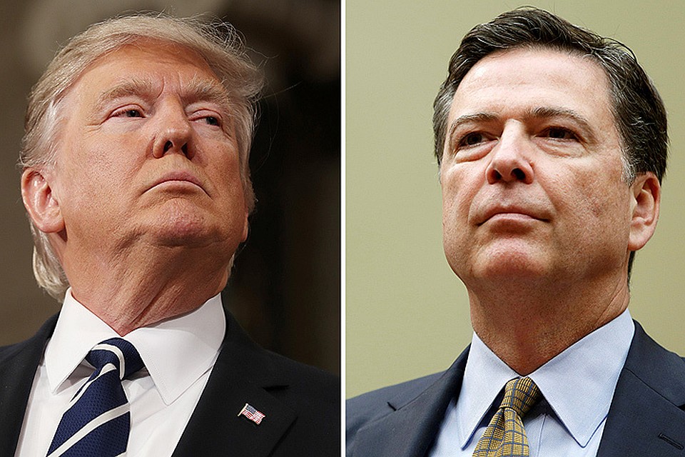 Трамп отправил главу ФБР Джеймса Коми в отставку.