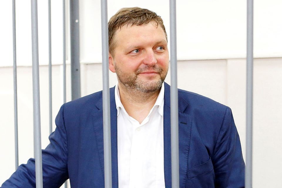 Никита Белых на заседании суда.