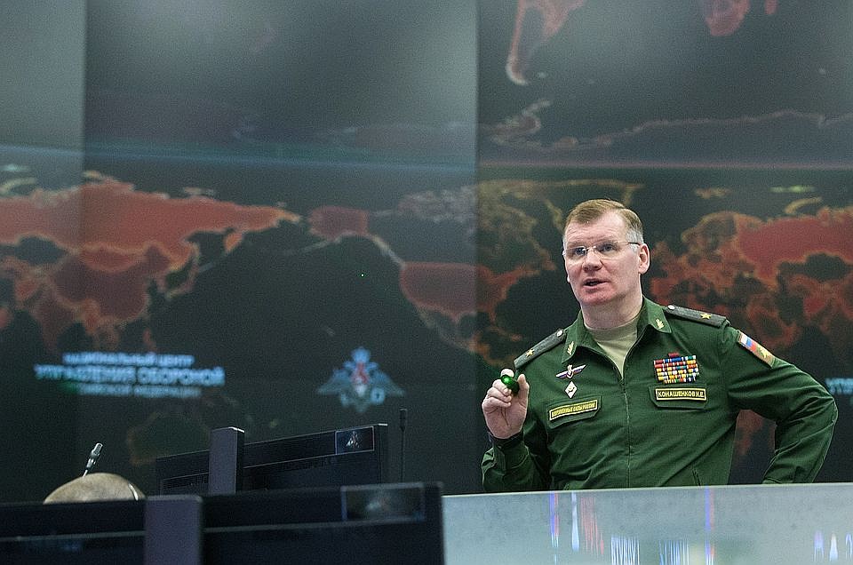 Официальный представитель Минобороны России генерал-майор Игорь Конашенков. Фото: Сергей Бобылев, пресс-служба Минобороны РФ ТАСС