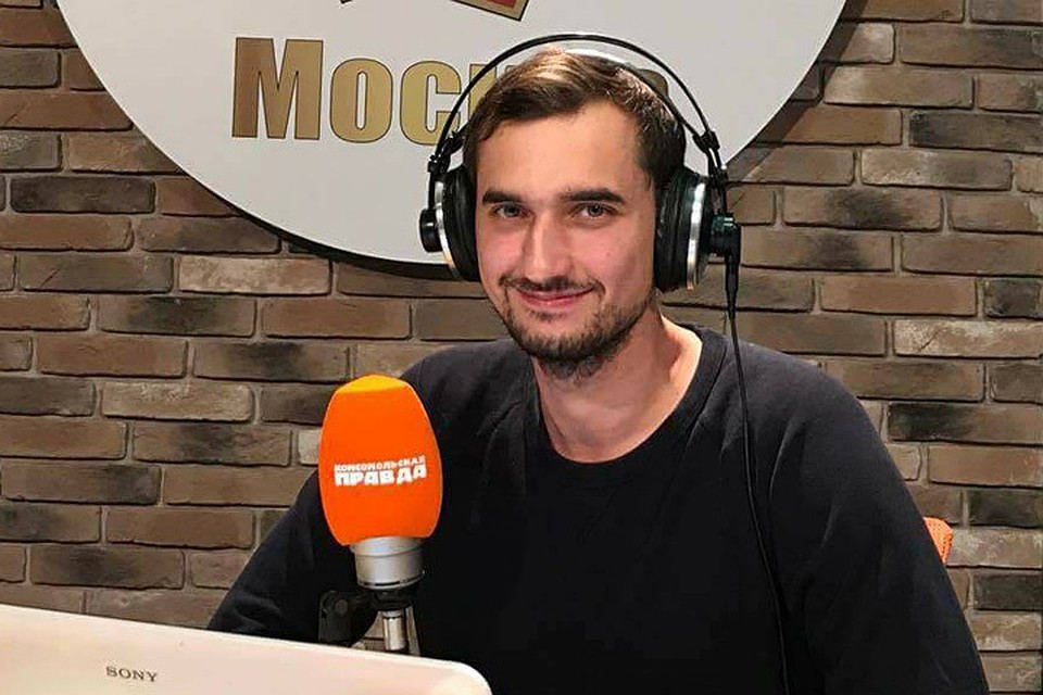 Артем Елмуратов, генетик, руководитель направления FoodNet Национальной технологической инициативы в гостях у Радио «Комсомольская правда». Фото: Дина Мостовая.