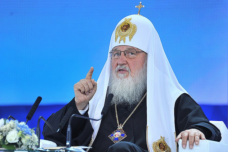 Патриарх московский и Всея Руси Кирилл.