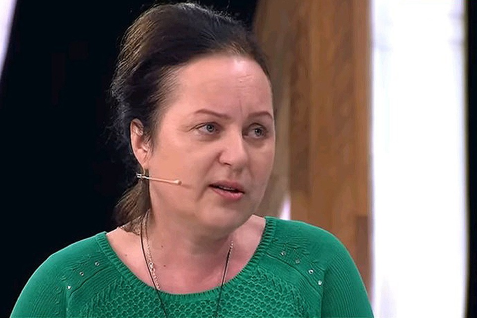 Инна Шейкина в эфире передачи "Прямой эфир" телеканала Россия.