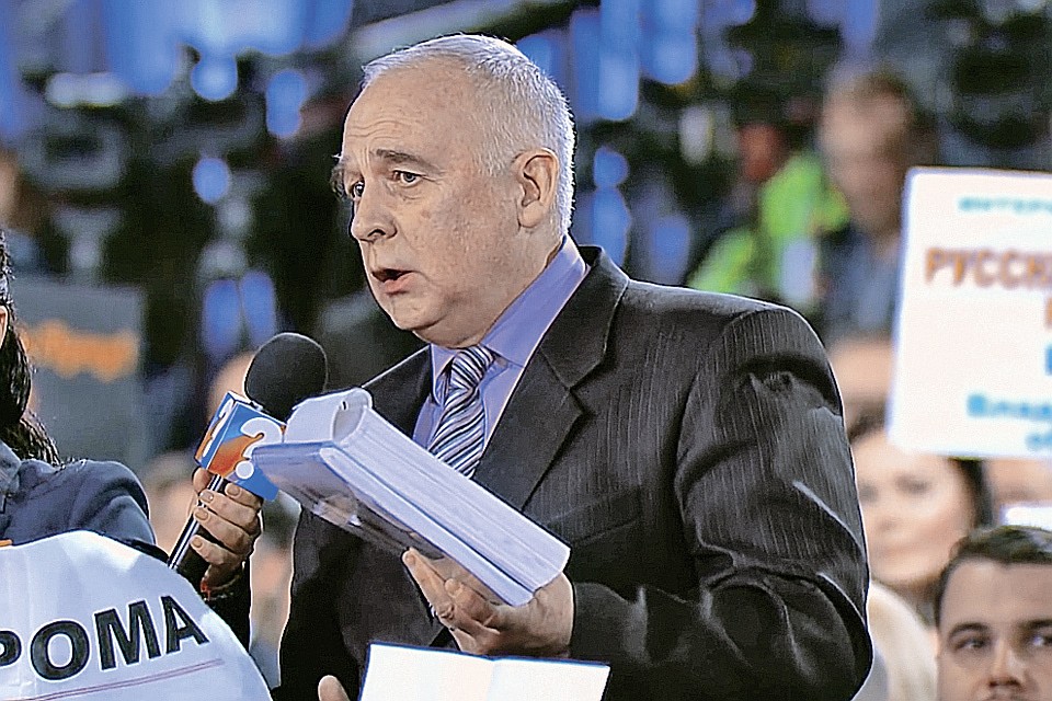 Глава совета директоров рыбокомбината из Мурманска Михаил Зуб обратился к президенту. Фото: Канал "Россия 1"