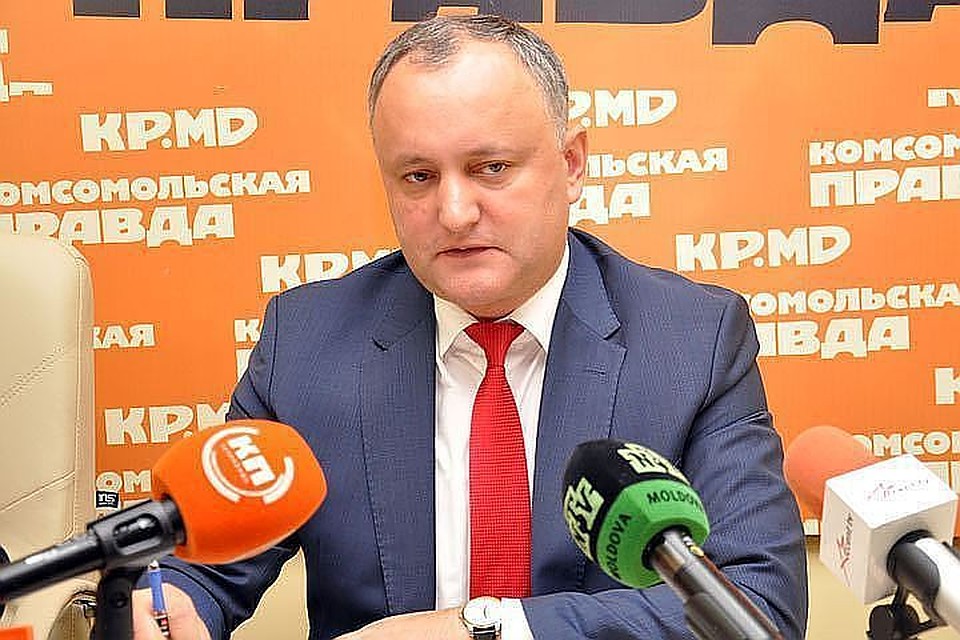 Президент Молдавии Игорь Додон