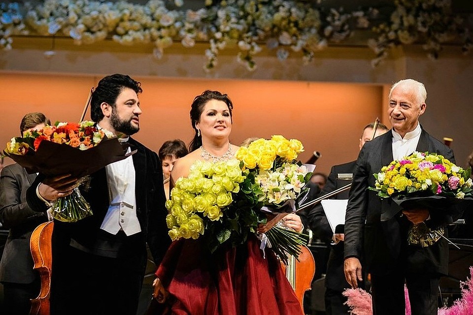 Анна Нетребко вместе с мужем Юсифом Эйвазовым. Фото: www.instagram.com/anna_netrebko_yusi_tiago