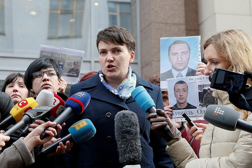 Депутат Верховной рады Украины Надежда Савченко