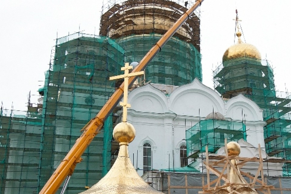 Реконструкция собора длится уже пять лет. Фото: официальный сайт храма.