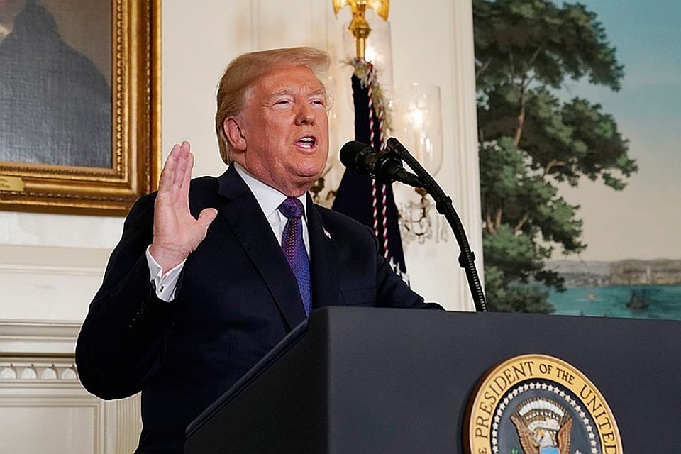 Дональд Трамп выступил с телеобращением к нации