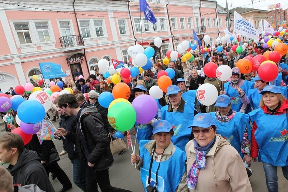 Пять тысяч человек прошли по центру Ярославля