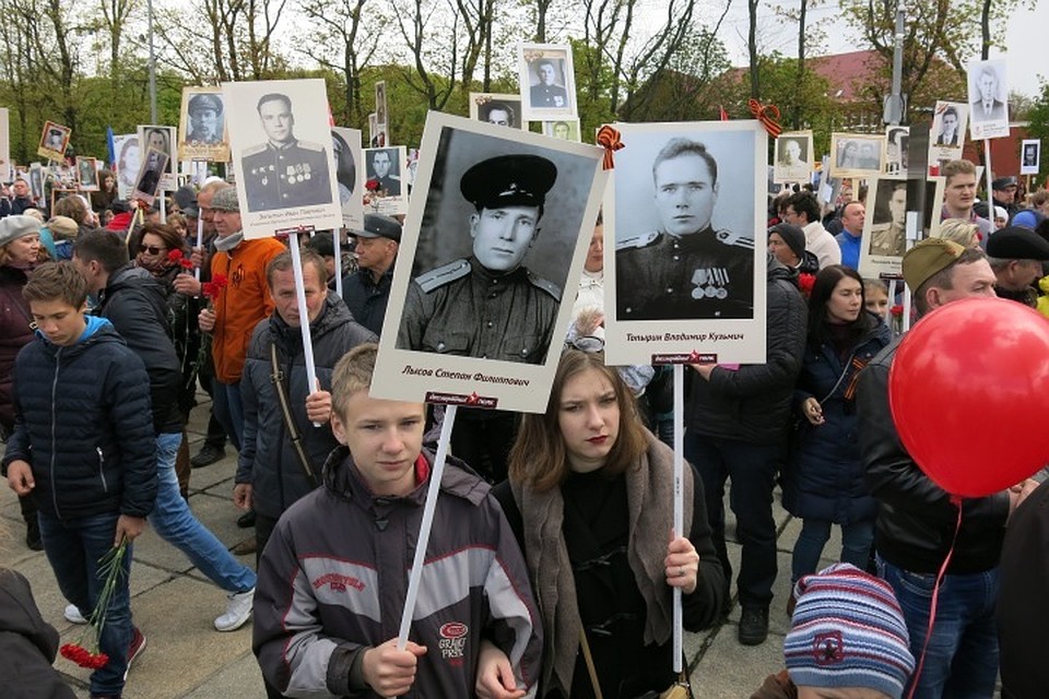 Старт колонны "Бессмертного полка" намечен на 11.00.