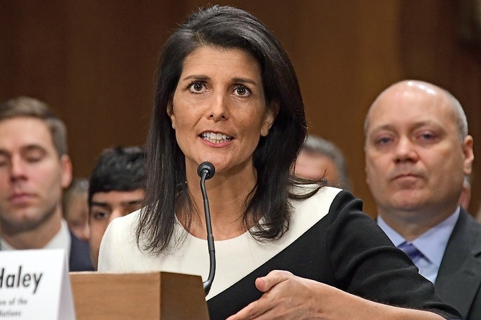 Постоянный представитель США при ООН Никки Хейли