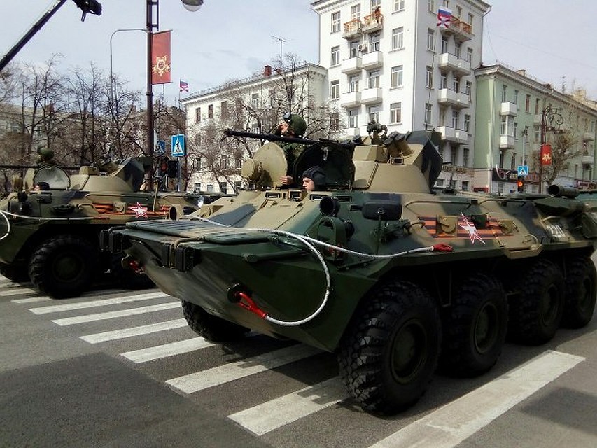 Военную технику представило ТВВИКУ