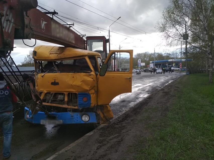 ДТП на улице Высоцкого в Томске. Фото: пресс-служба УМВД по Томской области.