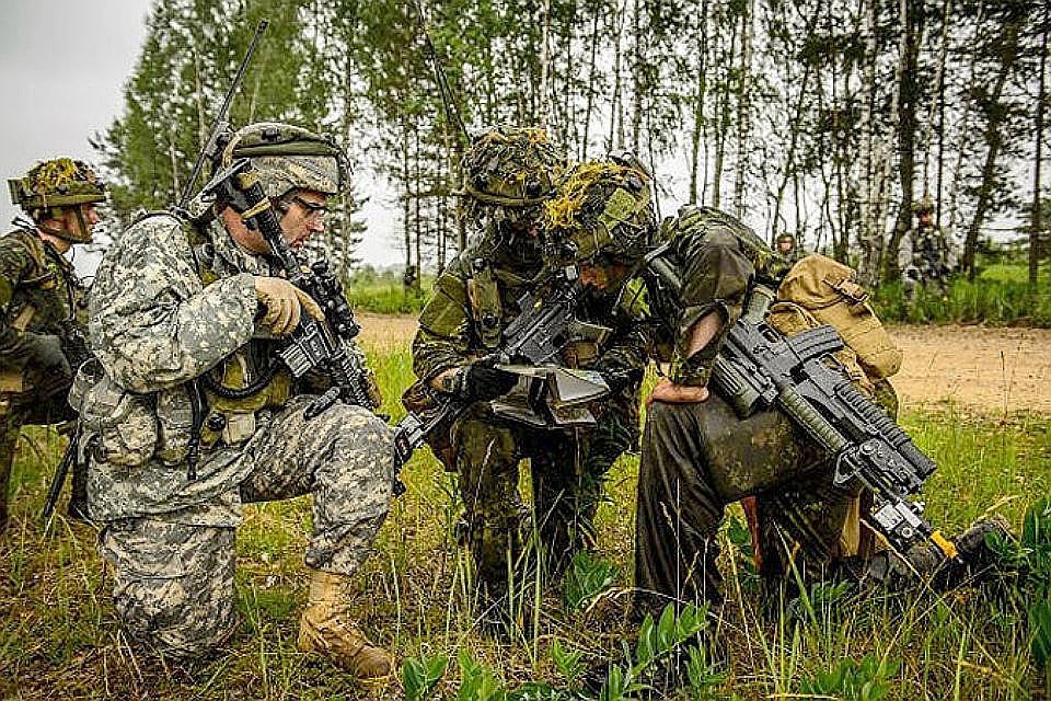 Финские военные принимают участие в учениях НАТО Saber Strike в Эстонии. Фото: с сайта army.mil