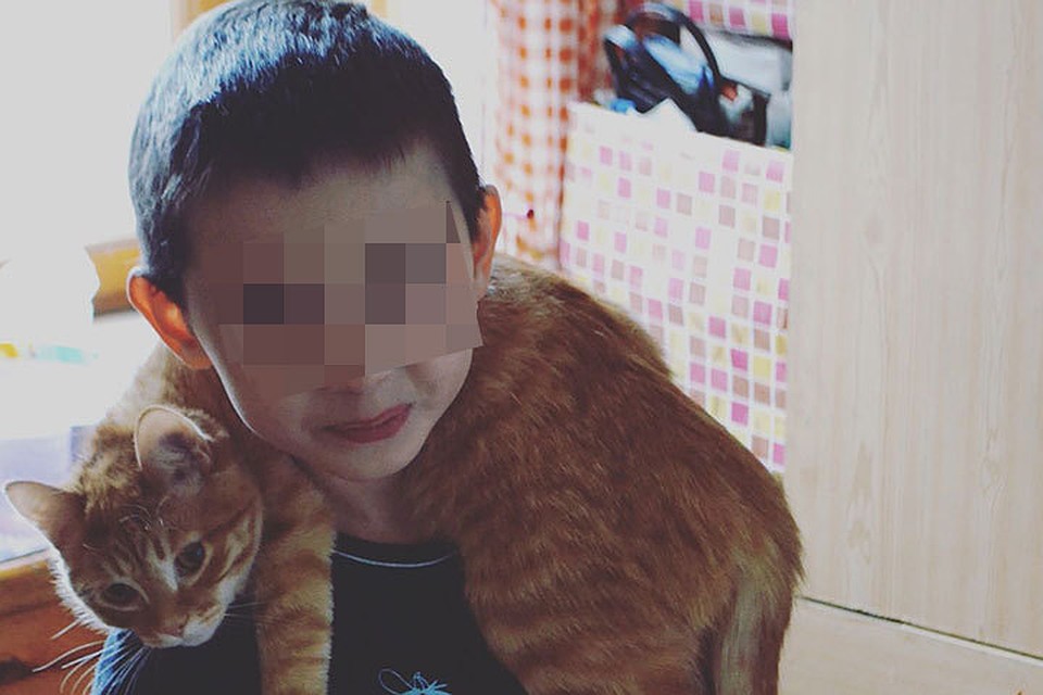 8-летний мальчик, которого сбил трамвай. Фото: предоставлено мамой мальчика.