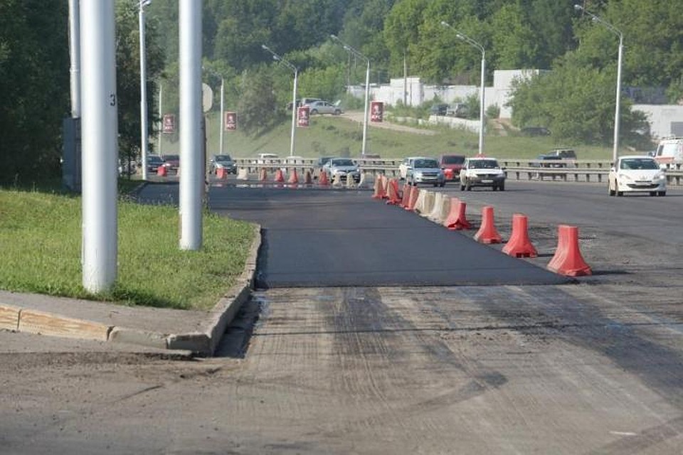 В Уфе идет ремонт проспекта Салавата Юлаева