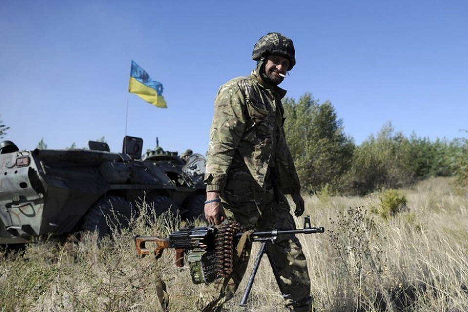 «Мощный украинский солдат»