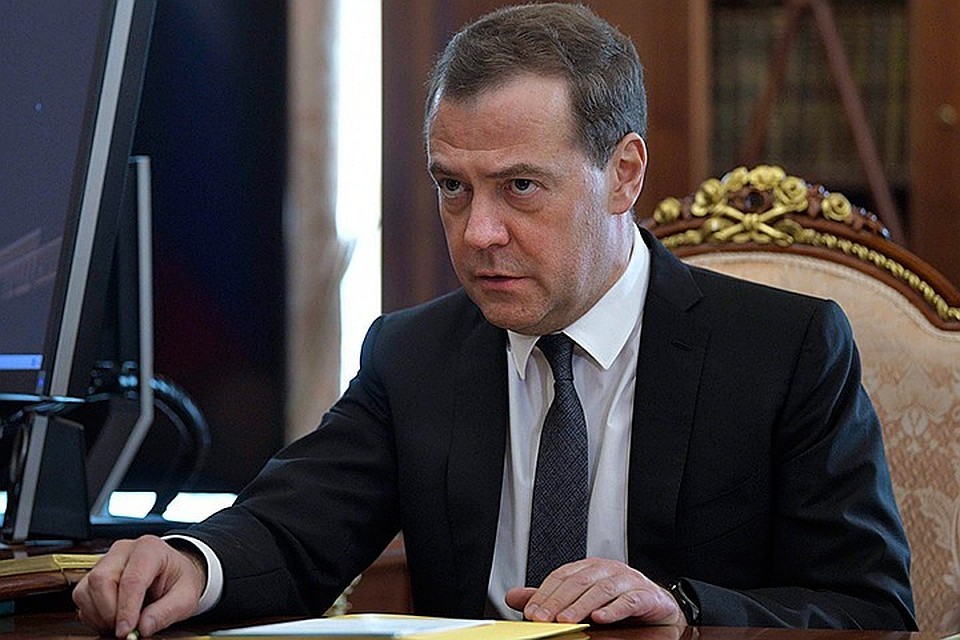 Премьер-министр России Дмитрий Медведев