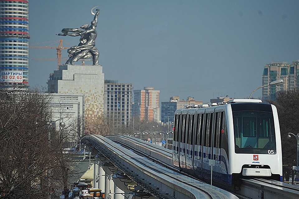 На месте монорельса в Москве могут появиться висячие сады
