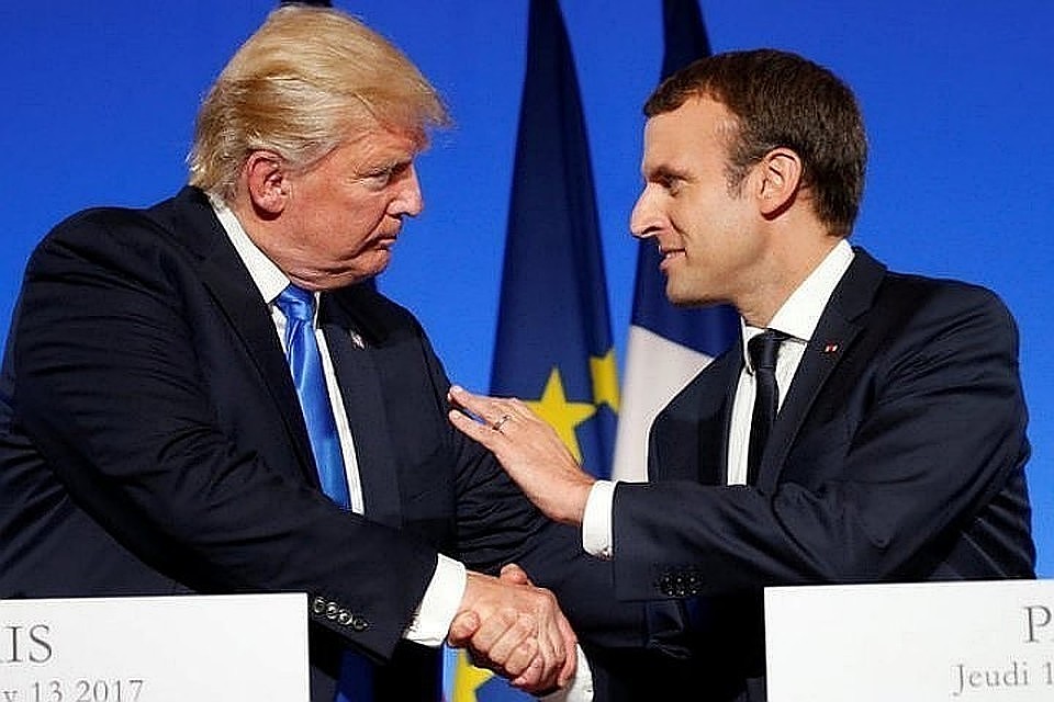 Макрон встретился с Трампом в рамках саммита НАТО в Брюсселе