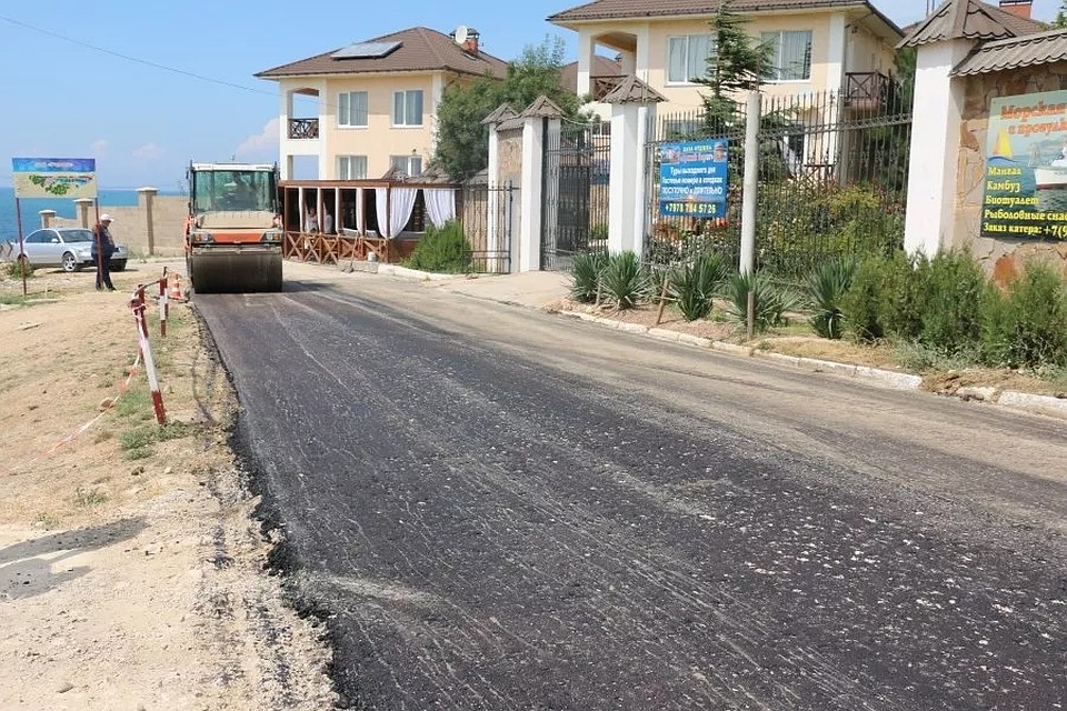 Дорога к морю станет лучше. Фото: пресс-служба правительства Севастополя.