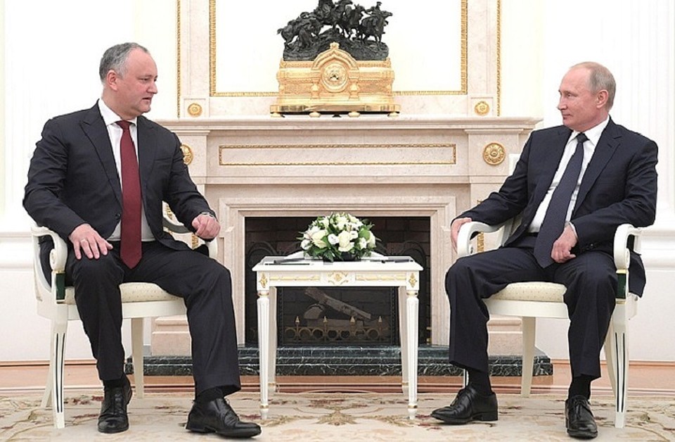 Сегодня днем в Кремле прошла встреча Владимира Путина и Игоря Додона. Фото: aif.md