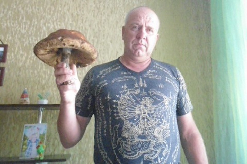 Фото с сайта "Лидской газеты" Житель Лиды нашел подберезовик весом около килограмма
