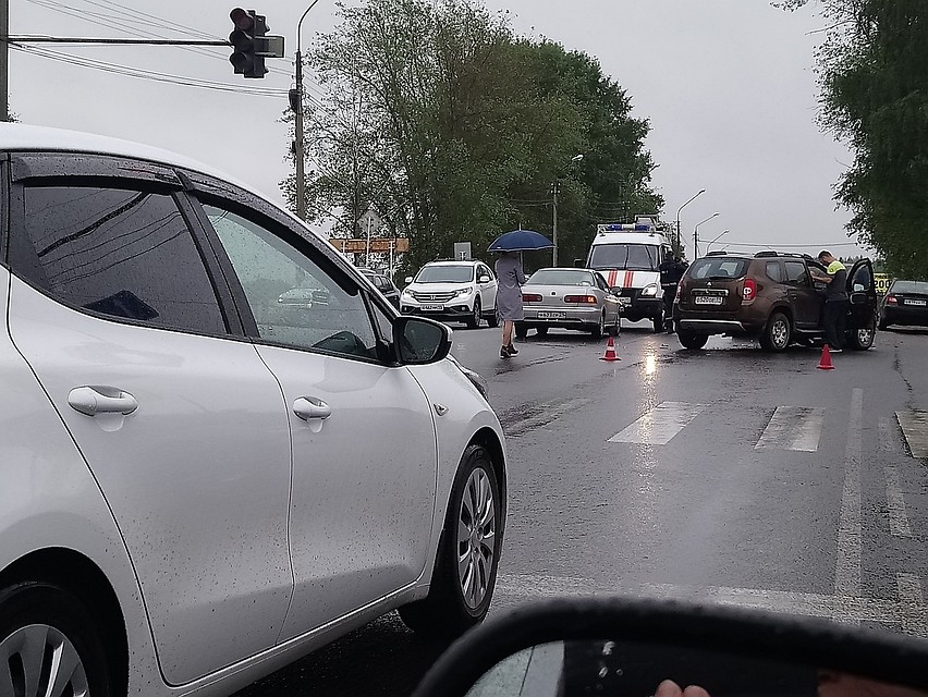 Авария произошла сегодня утром
