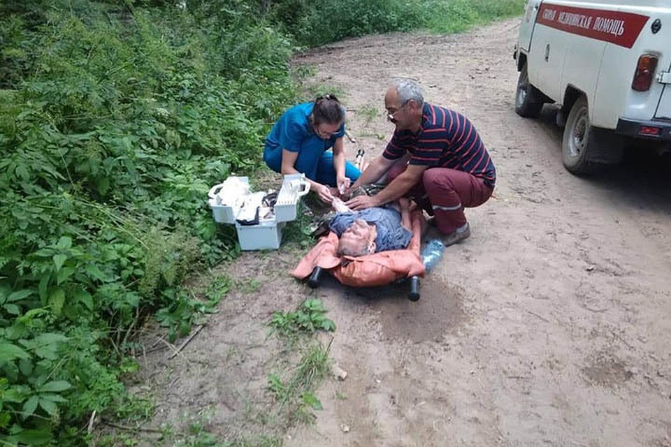 Мужчина сейчас в больнице в тяжелом состоянии. Фото: УВД Витебского облисполкома