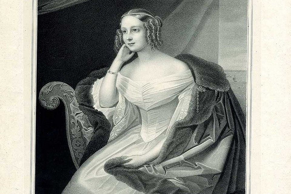 Великая княгиня Елена Павловна. Литография. Неизвестный художник, вторая половина XIX века. Из собрания музея-заповедника «Михайловское».