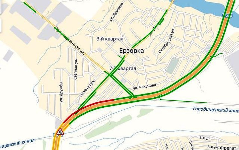 Фото с сервиса Яндекс.Пробки