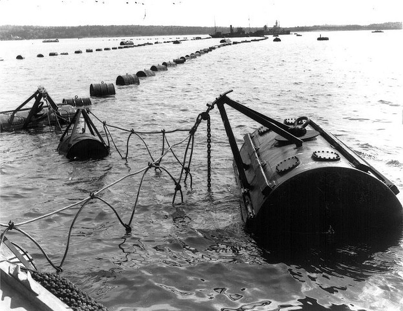 Германские минные заграждения на Финском заливе. Фоторепродукция Анатолия Аграфенина.