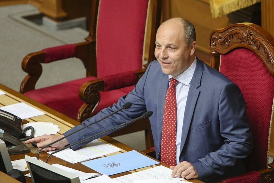 Председатель Верховной рады Украины Андрей Парубий
