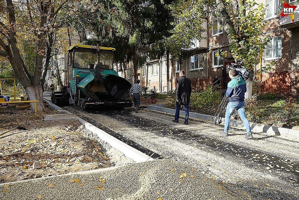 Асфальт в орловских дворах уложат к 20 сентября