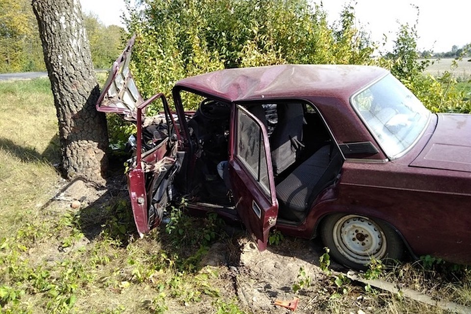 В Солигорском районе произошло ДТП. Фото УГАИ УВД Минского облисполкома