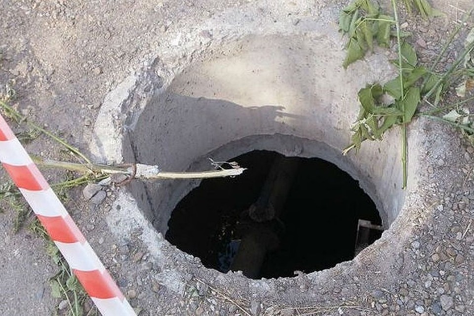 Охранника привлек вой собаки, попавшей в открытый колодец.