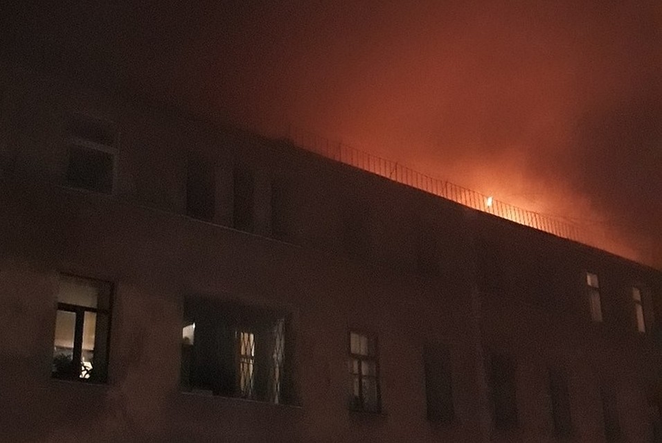 Пожар в центре Петербурга Фото ДТП и ЧП Санкт-Петербурге