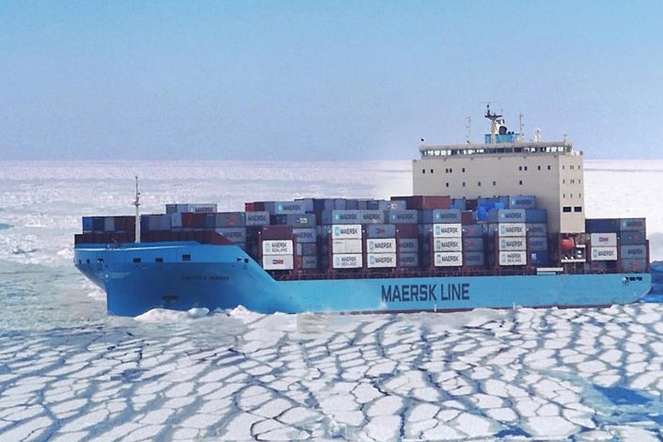 Датская компания Maersk Line решила оценить безопасность Северного морского пути. Фото: с сайта highnorthnews.com