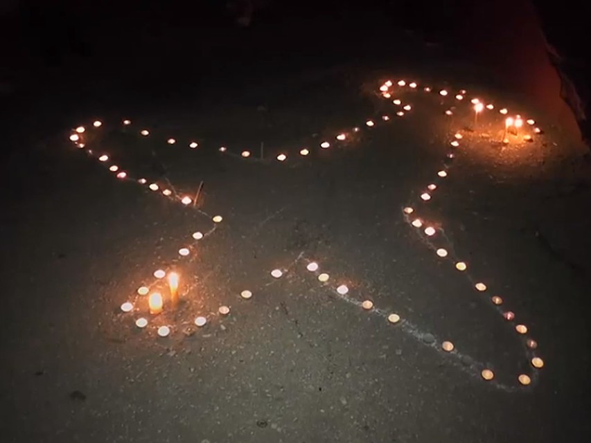 Акцию памяти провели возле севастопольской авиабазы