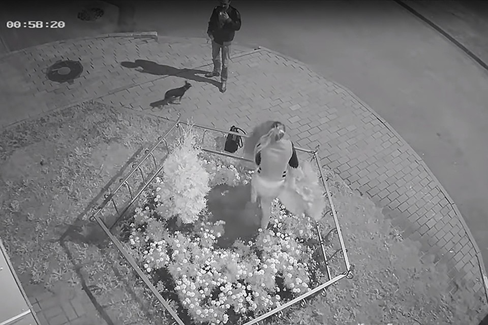 Кадр с записи видеонаблюдения