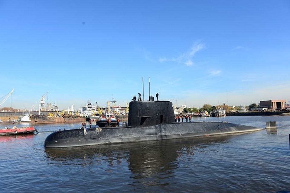 Аргентинская подлодка "Сан-Хуан" пропала 15 ноября