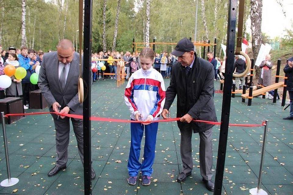 Новая спортивная территория расположена в парке культуры и отдыха имени Никитина