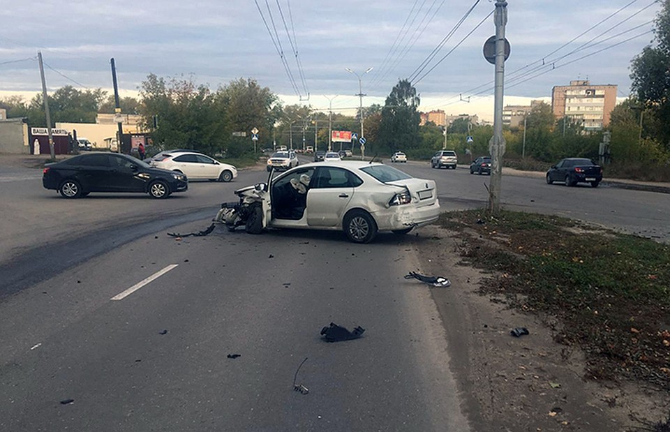 Фото с места ДТП.