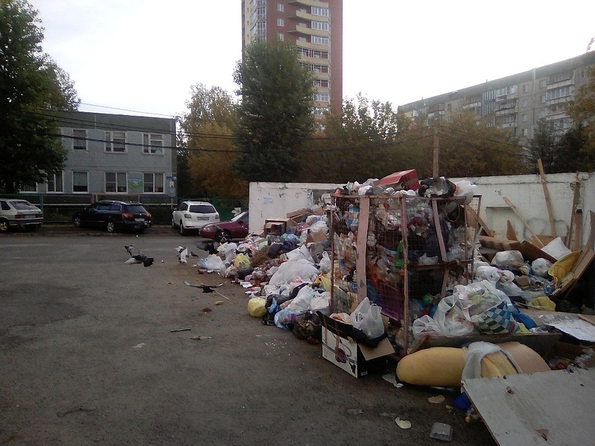 Эта свалка находится возле детского сада «Березка» по улице Чичерина, 15А. Фото: читатель КП.