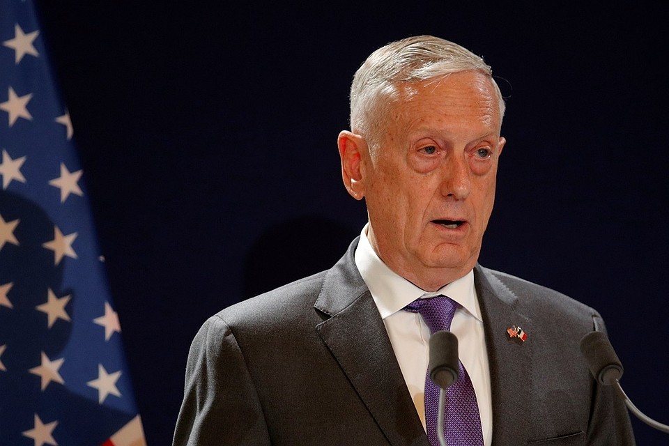 Министр обороны США Джеймс Мэттис