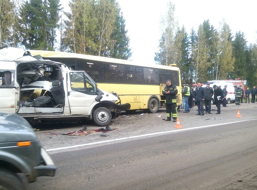 В маршрутке выжил только один человек