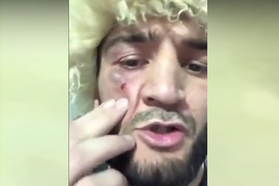 Скрин-фото: видео Абубакара Нурмагомедова после драки